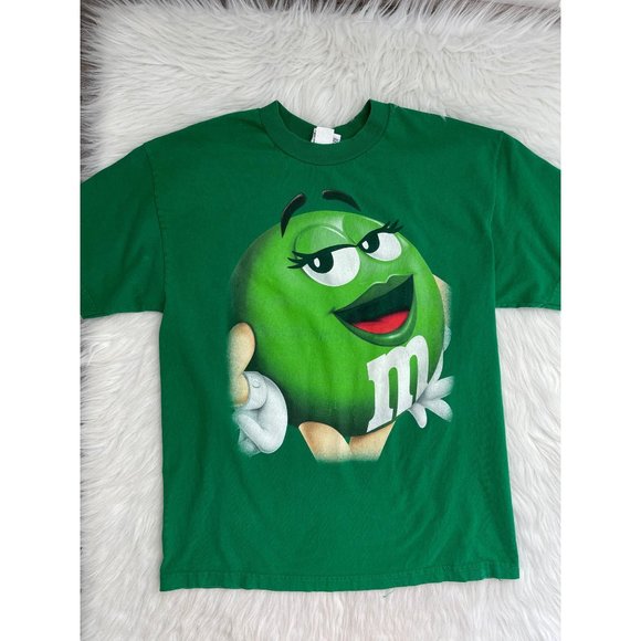 M&M'S Other - Green M&M graphic tee oversized t shirt pump cover